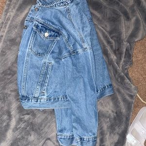 Oversized denim jacket